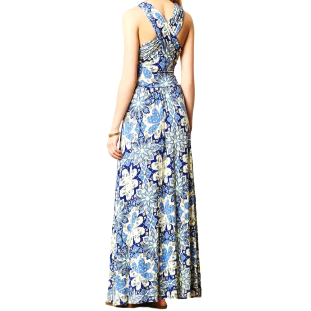 Anthropologie | Vanessa Virginia | Capuchina Maxi Dress | Medallion Paisley | - Picture 2 of 9